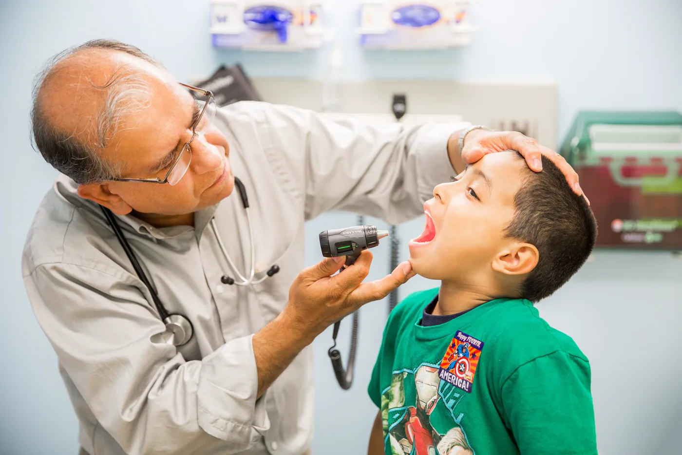 Doctor providing gentle care