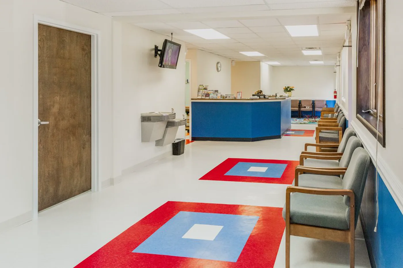 Front desk at AAA Pediatrics where calls are answered live